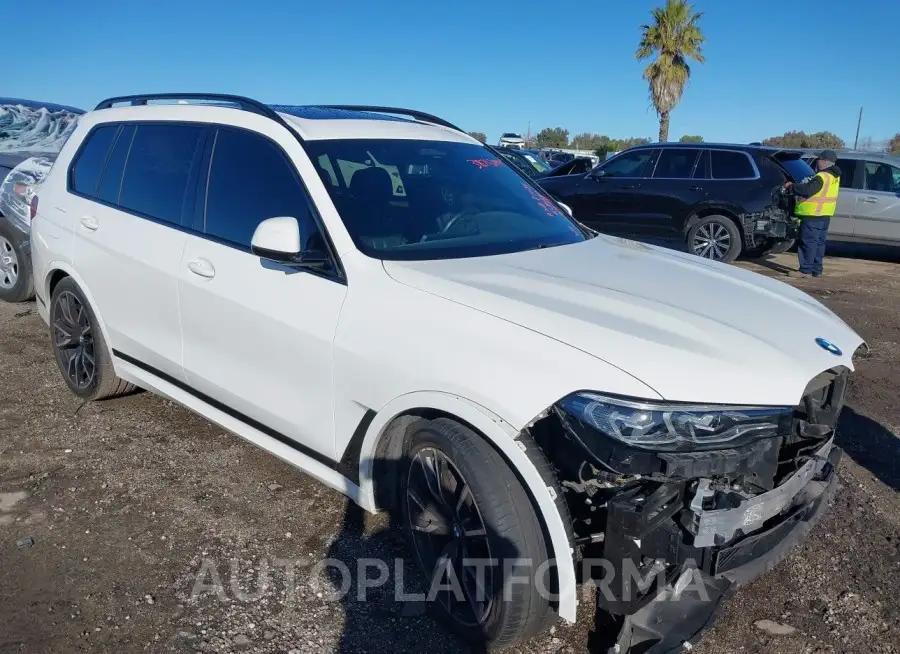 BMW X7 2021 vin 5UXCW2C02M9F89963 from auto auction Iaai