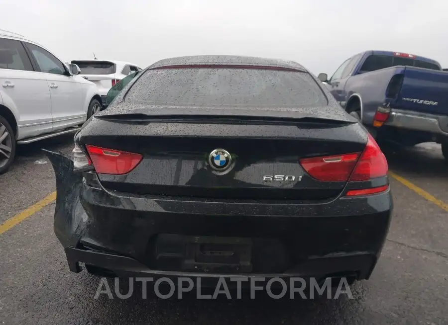 BMW 650I GRAN COUPE 2015 vin WBA6B2C51FGB99759 from auto auction Iaai