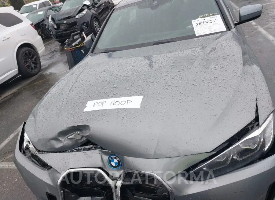 BMW I4 2022 vin WBY73AW05NFN04971 from auto auction Iaai