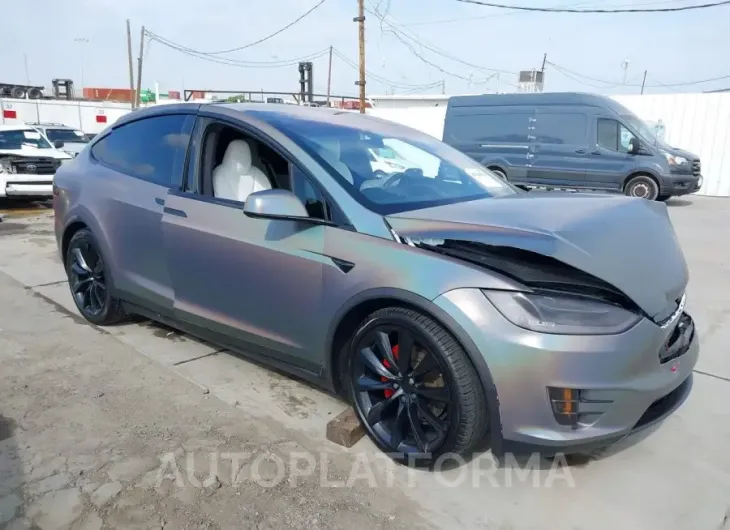 TESLA MODEL X 2020 vin 5YJXCBE40LF244430 from auto auction Iaai