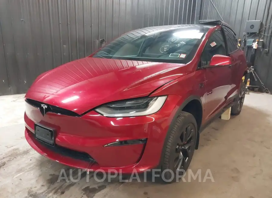 TESLA MODEL X 2023 vin 7SAXCBE61PF401487 from auto auction Iaai