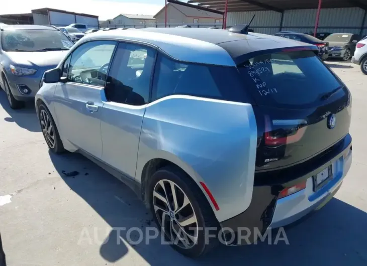 BMW I3 2017 vin WBY1Z8C32HV894529 from auto auction Iaai