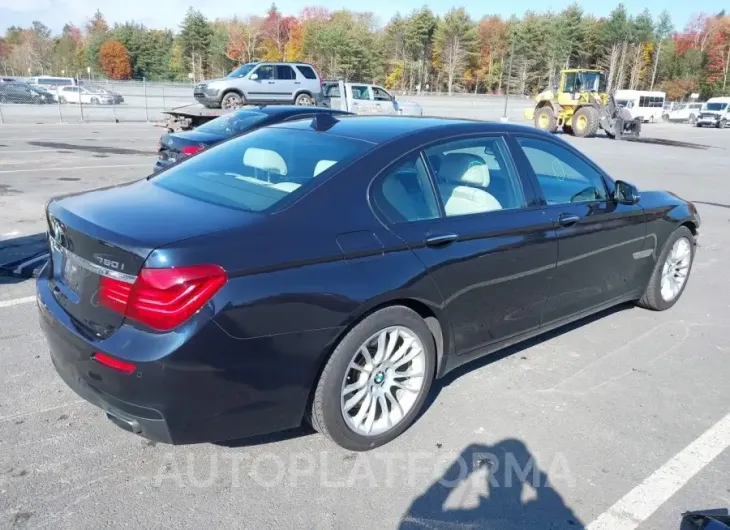 BMW 750I 2015 vin WBAYB6C5XFD966023 from auto auction Iaai