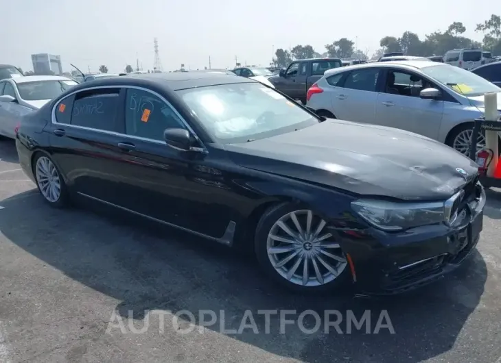 BMW 740I 2017 vin WBA7E2C50HG740232 from auto auction Iaai