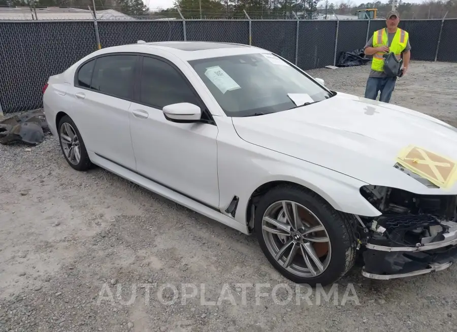 BMW 750I 2017 vin WBA7F0C37HGM21832 from auto auction Iaai