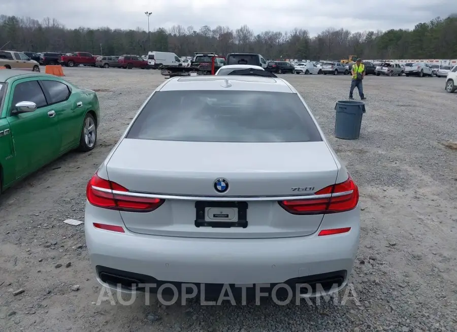 BMW 750I 2017 vin WBA7F0C37HGM21832 from auto auction Iaai