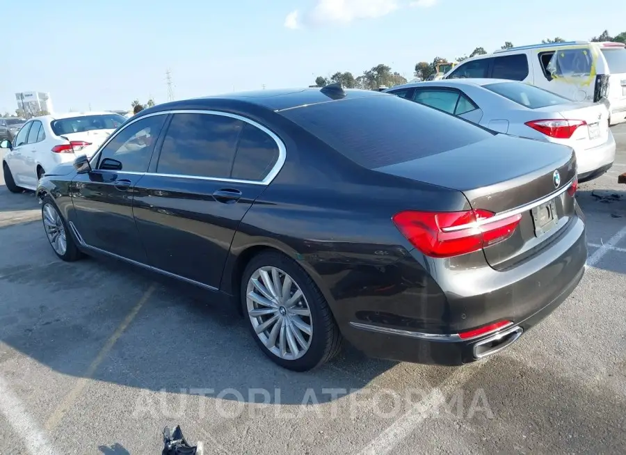 BMW 740I 2017 vin WBA7E2C33HG740854 from auto auction Iaai