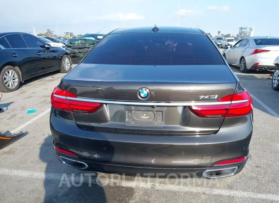 BMW 740I 2017 vin WBA7E2C33HG740854 from auto auction Iaai