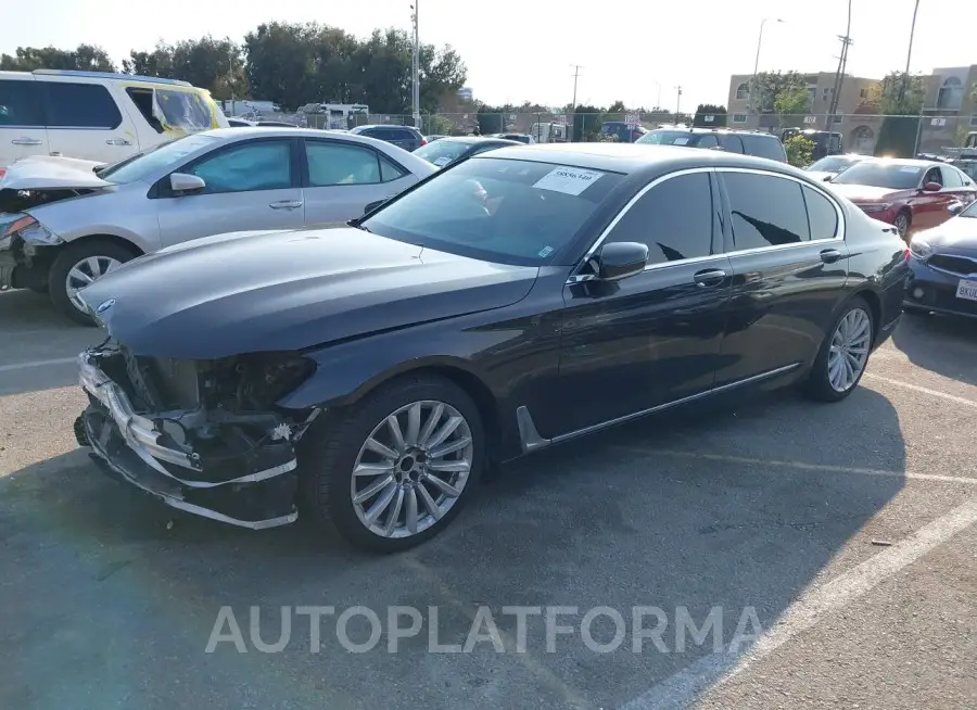 BMW 740I 2017 vin WBA7E2C33HG740854 from auto auction Iaai