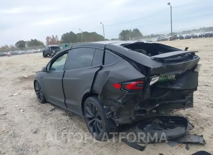 TESLA MODEL X 2018 vin 5YJXCBE21JF079547 from auto auction Iaai