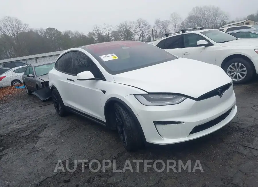 TESLA MODEL X 2022 vin 7SAXCBE52NF329865 from auto auction Iaai