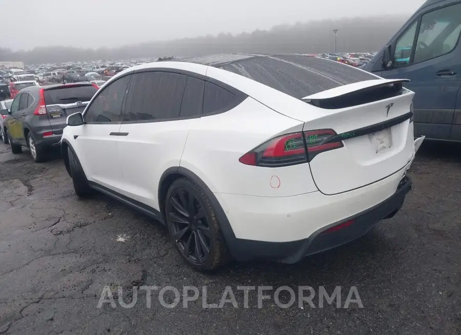 TESLA MODEL X 2022 vin 7SAXCBE52NF329865 from auto auction Iaai