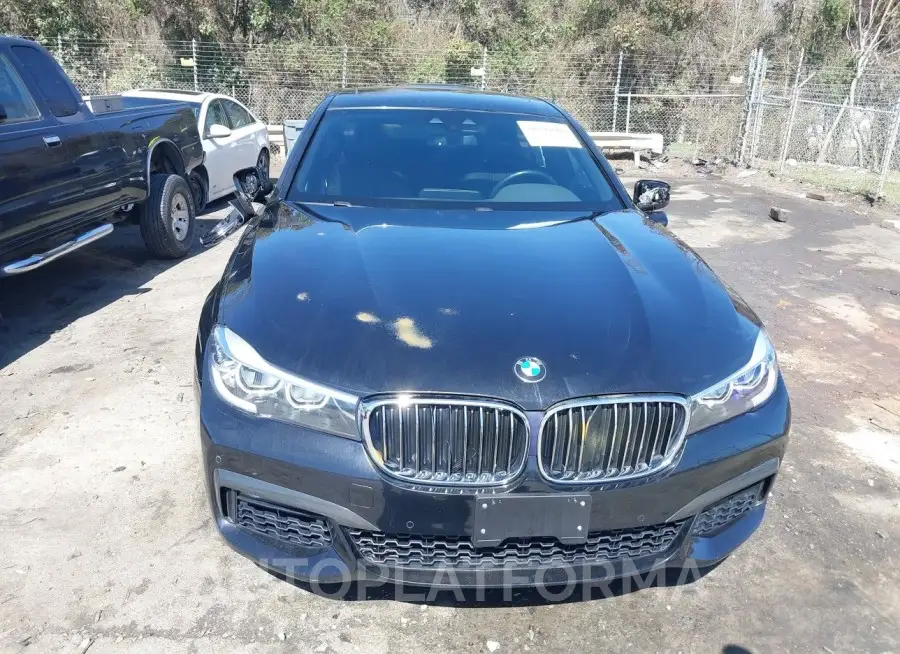 BMW 740I 2019 vin WBA7E4C57KGV28527 from auto auction Iaai