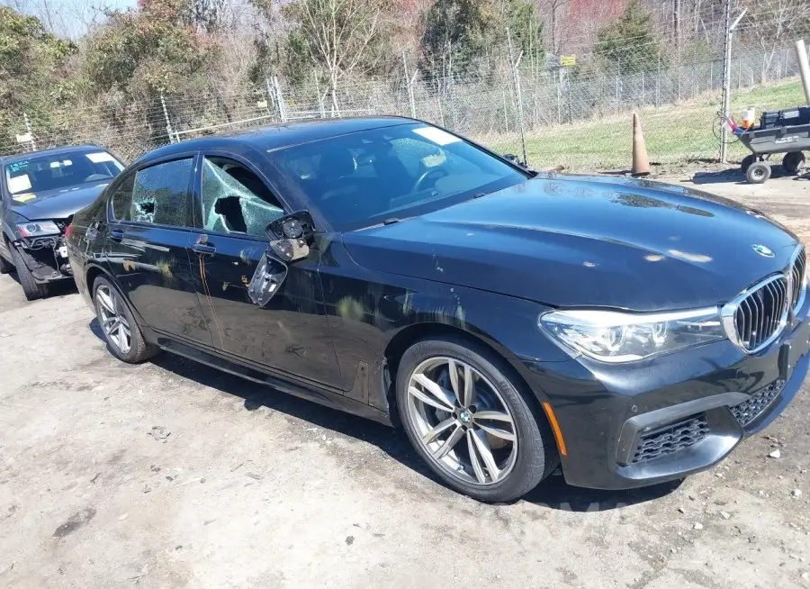 BMW 740I 2019 vin WBA7E4C57KGV28527 from auto auction Iaai