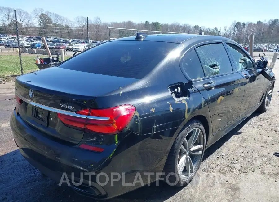 BMW 740I 2019 vin WBA7E4C57KGV28527 from auto auction Iaai