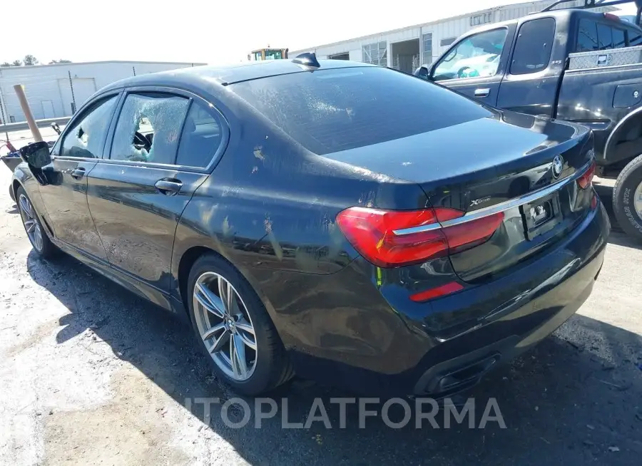 BMW 740I 2019 vin WBA7E4C57KGV28527 from auto auction Iaai