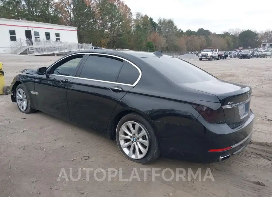 BMW 740LI 2015 vin WBAYF4C57FD874053 from auto auction Iaai