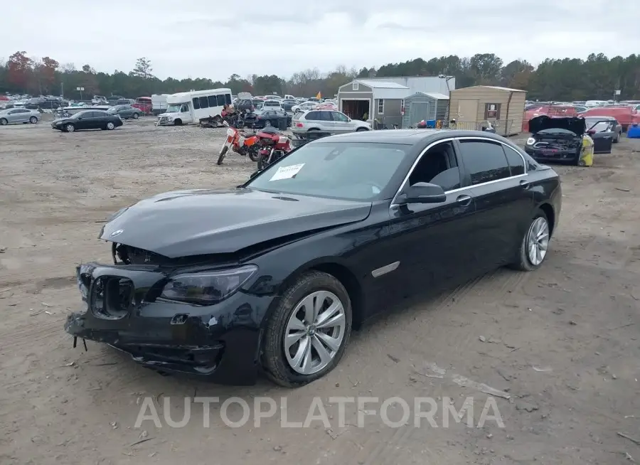 BMW 740LI 2015 vin WBAYF4C57FD874053 from auto auction Iaai