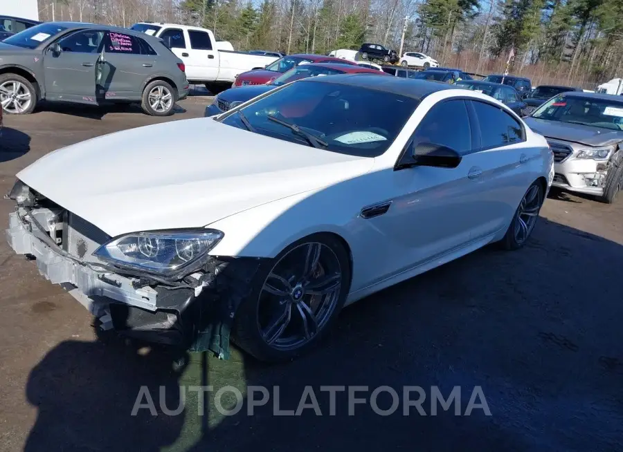 BMW M6 GRAN COUPE 2015 vin WBS6C9C54FD467509 from auto auction Iaai