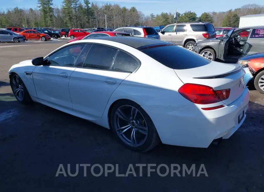 BMW M6 GRAN COUPE 2015 vin WBS6C9C54FD467509 from auto auction Iaai