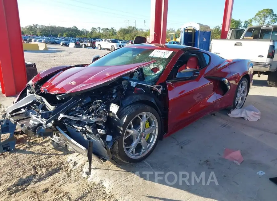 CHEVROLET CORVETTE STINGRAY 2023 vin 1G1YC2D42P5128636 from auto auction Iaai