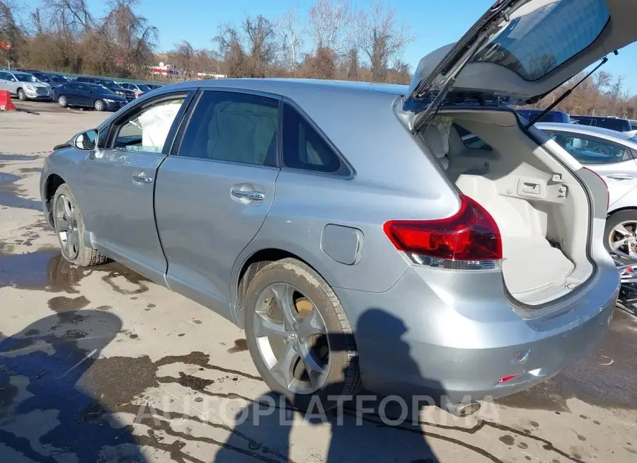 TOYOTA VENZA 2015 vin 4T3BK3BB7FU113404 from auto auction Iaai