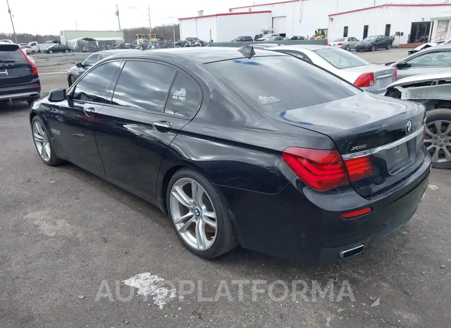 BMW 750LI 2015 vin WBAYF8C54FD654747 from auto auction Iaai