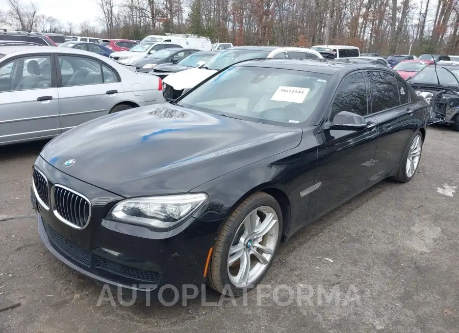 BMW 750LI 2015 vin WBAYF8C54FD654747 from auto auction Iaai