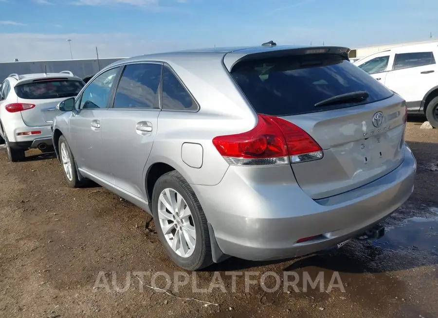 TOYOTA VENZA 2015 vin 4T3ZA3BBXFU091934 from auto auction Iaai