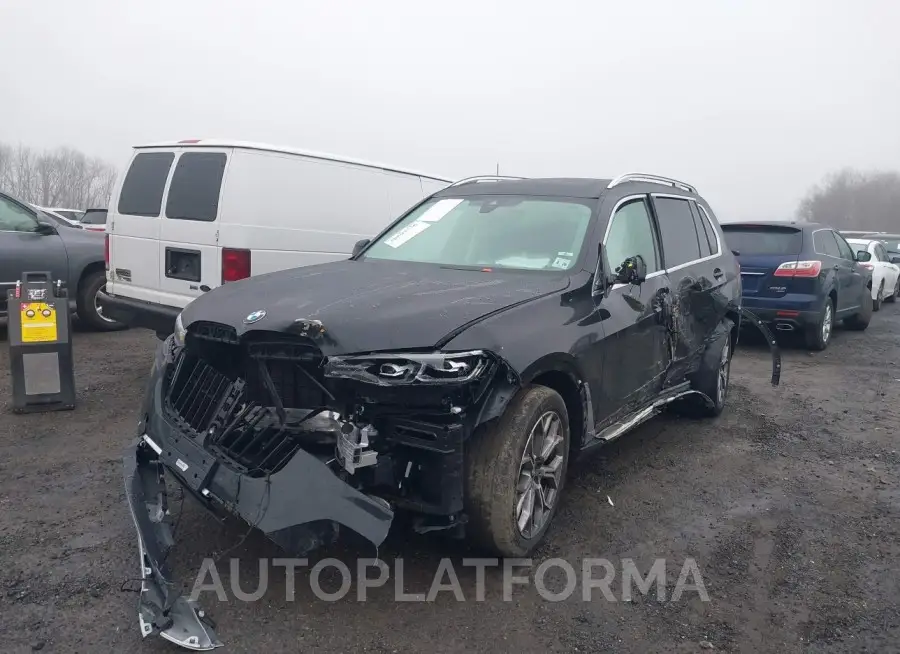 BMW X7 2021 vin 5UXCW2C02M9G16465 from auto auction Iaai