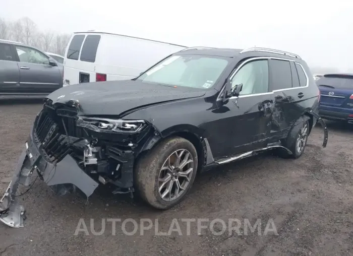 BMW X7 2021 vin 5UXCW2C02M9G16465 from auto auction Iaai