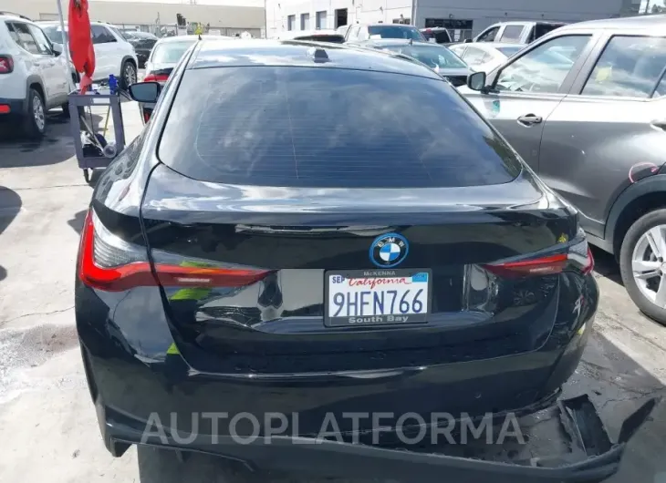 BMW I4 2023 vin WBY73AW00PFR10840 from auto auction Iaai