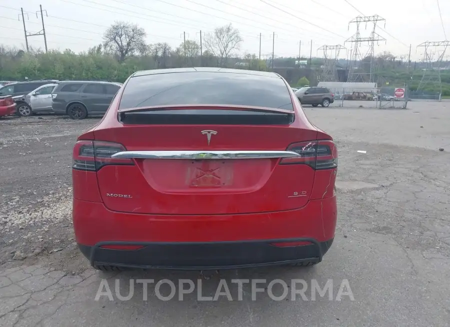 TESLA MODEL X 2016 vin 5YJXCAE48GF003876 from auto auction Iaai