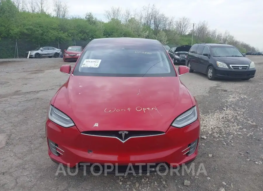 TESLA MODEL X 2016 vin 5YJXCAE48GF003876 from auto auction Iaai