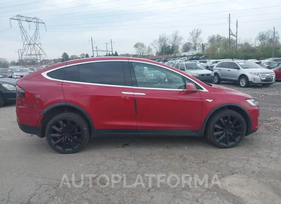 TESLA MODEL X 2016 vin 5YJXCAE48GF003876 from auto auction Iaai