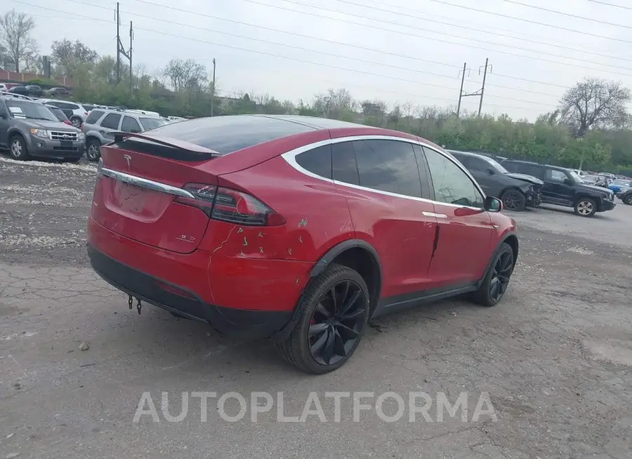 TESLA MODEL X 2016 vin 5YJXCAE48GF003876 from auto auction Iaai