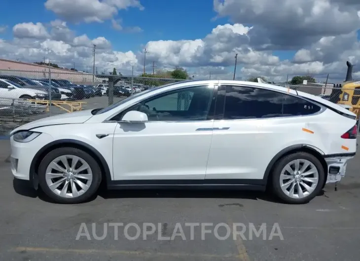 TESLA MODEL X 2018 vin 5YJXCAE25JF142658 from auto auction Iaai