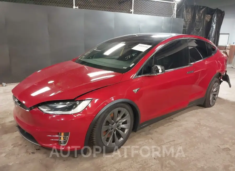 TESLA MODEL X 2017 vin 5YJXCBE22HF041464 from auto auction Iaai