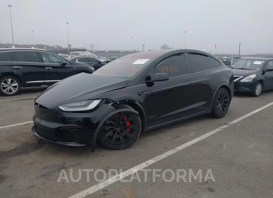 TESLA MODEL X 2023 vin 7SAXCBE61PF385193 from auto auction Iaai