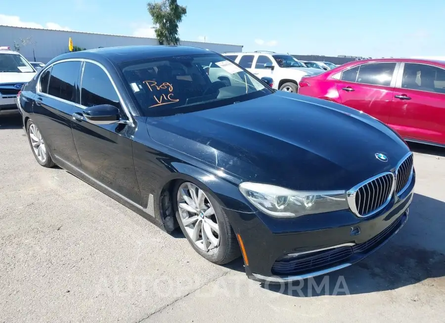 BMW 740I 2017 vin WBA7E2C57HG739840 from auto auction Iaai