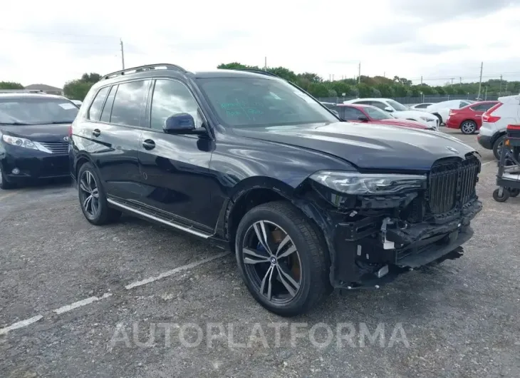 BMW X7 2021 vin 5UXCW2C08M9F69197 from auto auction Iaai