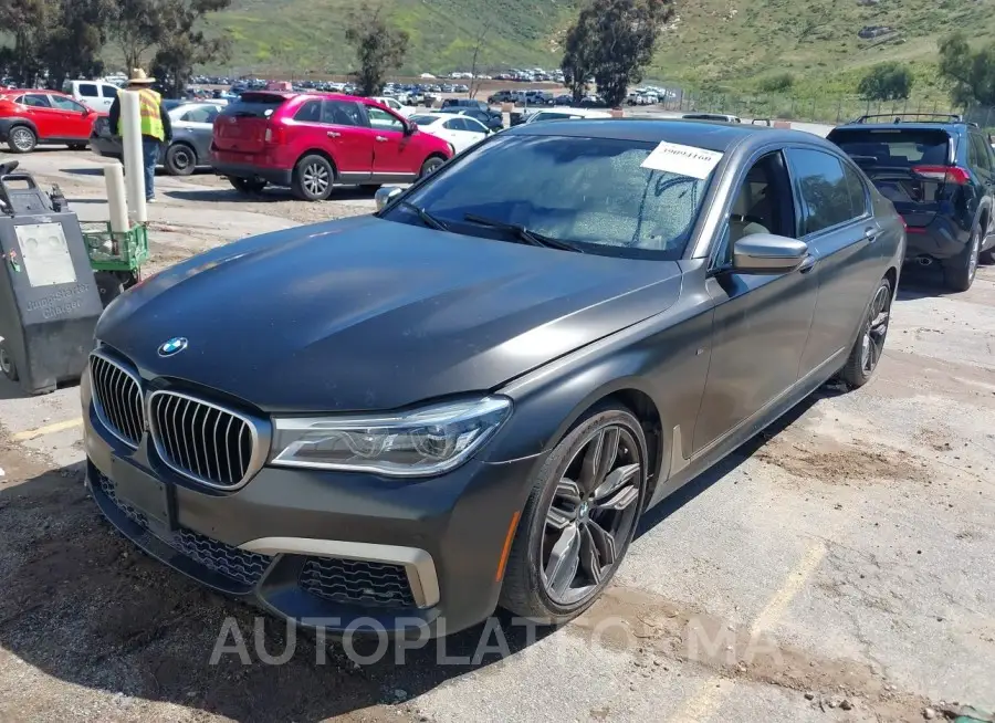 BMW M760I 2017 vin WBA7H6C37HG614401 from auto auction Iaai