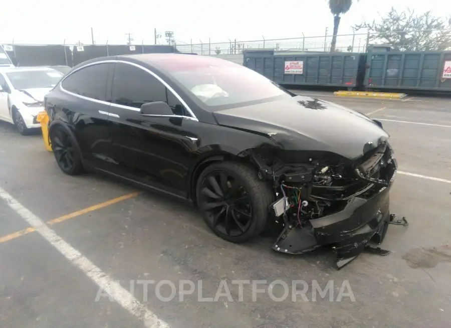 TESLA MODEL X 2019 vin 5YJXCDE45KF186499 from auto auction Iaai