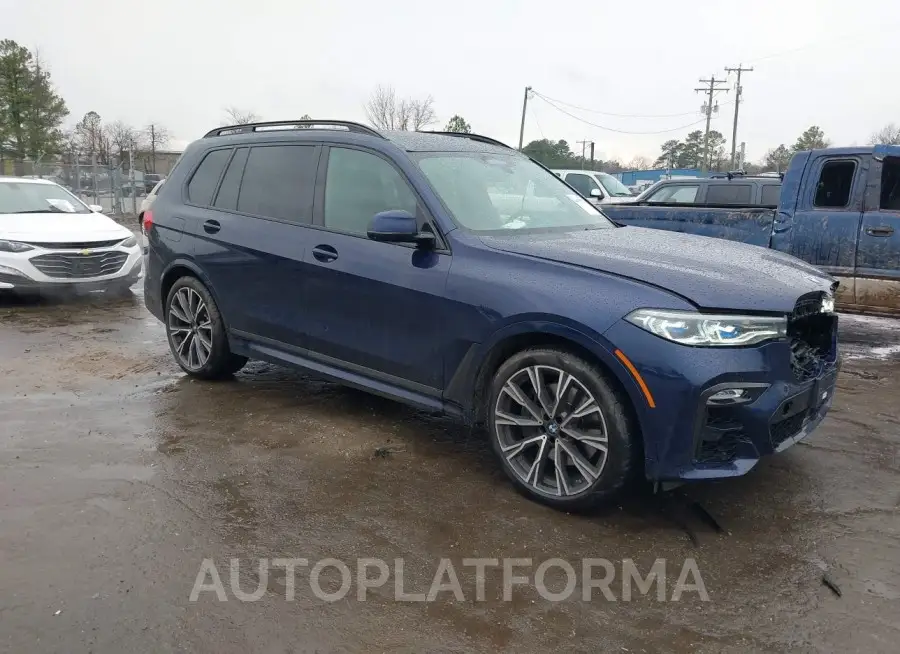 BMW X7 2021 vin 5UXCX6C04M9G29755 from auto auction Iaai