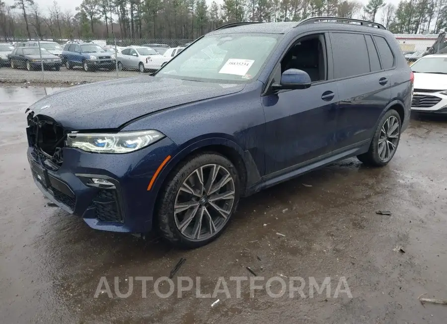 BMW X7 2021 vin 5UXCX6C04M9G29755 from auto auction Iaai