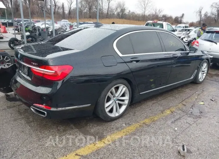 BMW 750I 2016 vin WBA7F2C5XGG419620 from auto auction Iaai