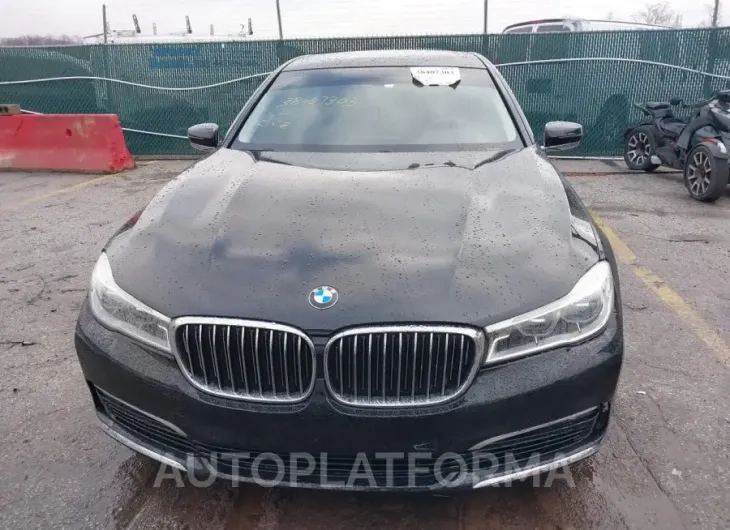 BMW 750I 2016 vin WBA7F2C5XGG419620 from auto auction Iaai