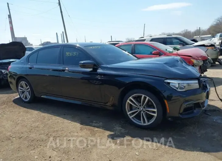 BMW 740E 2017 vin WBA7J2C51HG497641 from auto auction Iaai