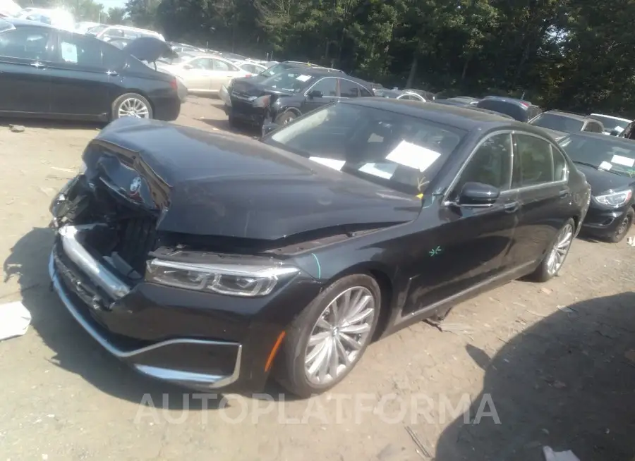 BMW 740I 2022 vin WBA7T4C03NCH96841 from auto auction Iaai