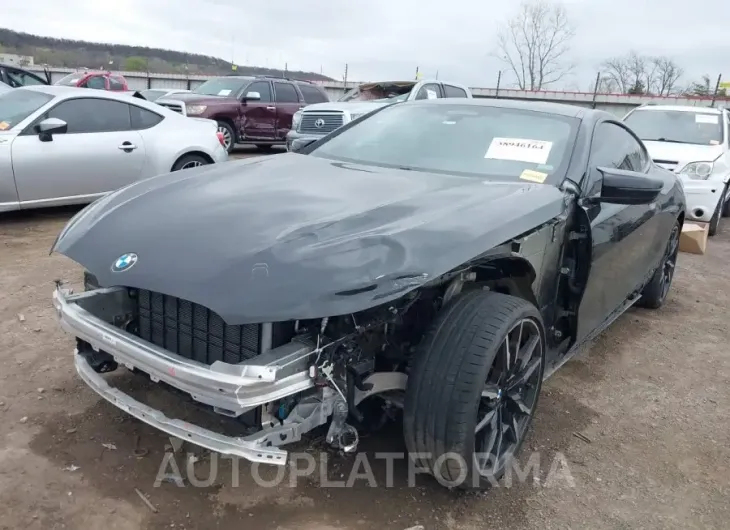 BMW M850I 2024 vin WBABC4C0XRCN04017 from auto auction Iaai